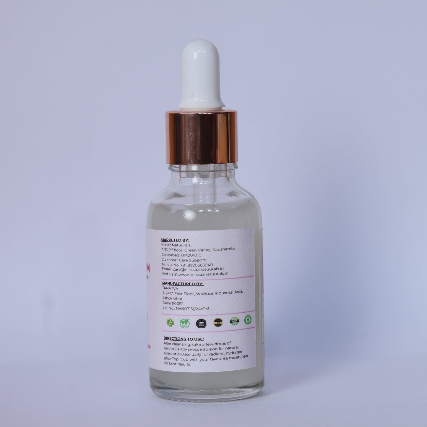 Brightening & hydrating Face Serum