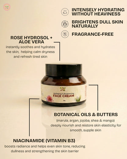 Hydrating & Brightening Face cream