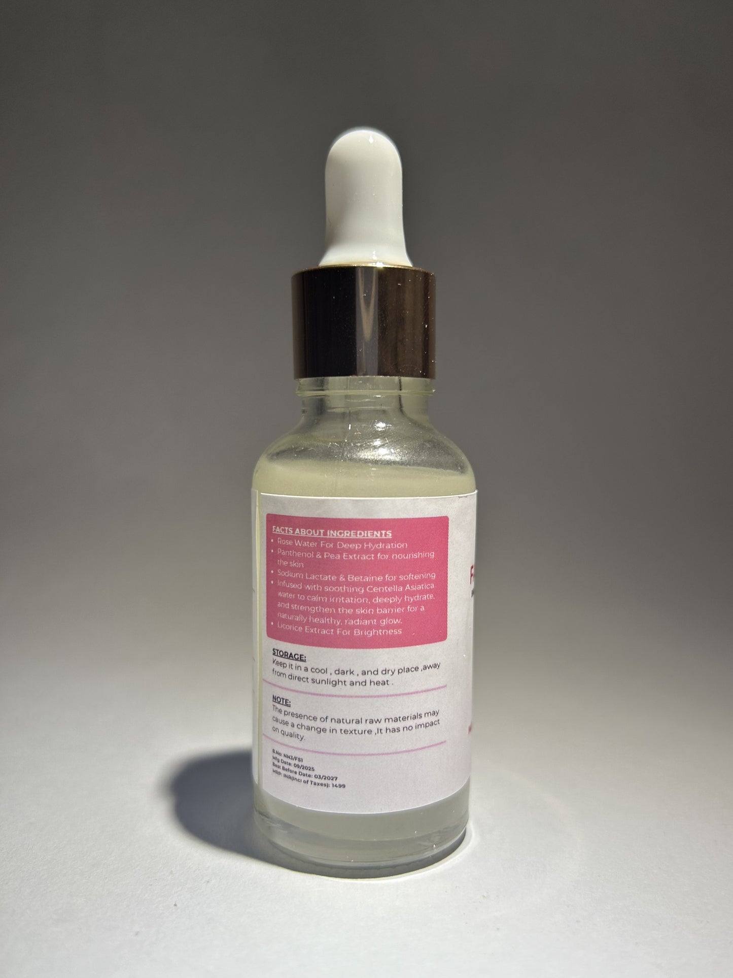 Brightening & hydrating Face Serum